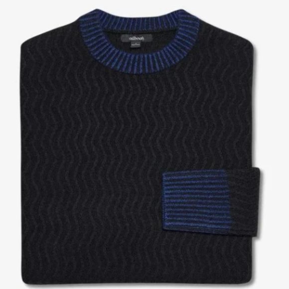 ALLBIRDS | MEN'S THE JUMPER RACKED NATURAL BLACK SWEATER (XL) - Picture 2 of 6